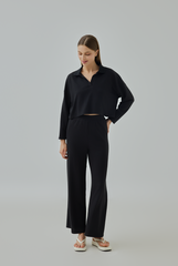 Nila High Rise Waffle Knit Pants