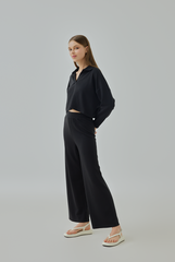 Nila High Rise Waffle Knit Pants