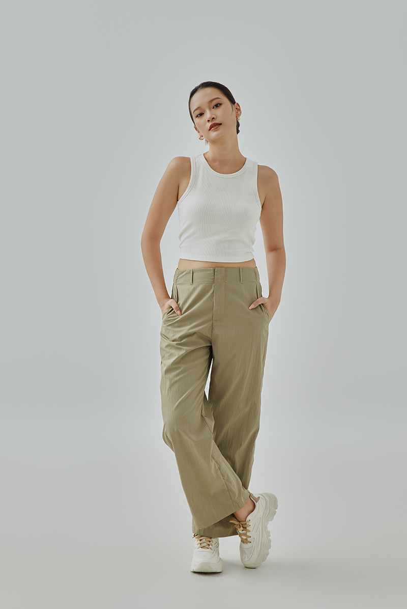 Lecile Parachute Straight Pants