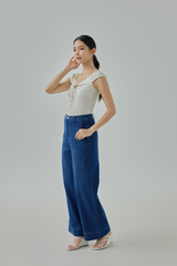 Brenda Wide-Leg Denim Jeans