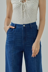 Brenda Wide-Leg Denim Jeans