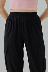 Carly Cropped Cargo Jogger Pants