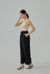 Elane Wide-Leg Drawstring Pants