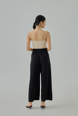 Elane Wide-Leg Drawstring Pants