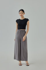 Elane Wide-Leg Drawstring Pants