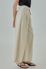 Rachel High Waisted Belted Pants