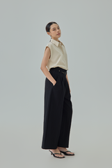 Rachel High Waisted Belted Pants