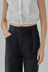Nerina Belted Wide Leg Pants