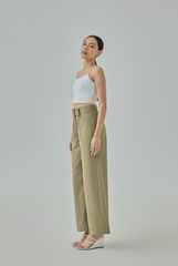 Nerina Belted Wide Leg Pants