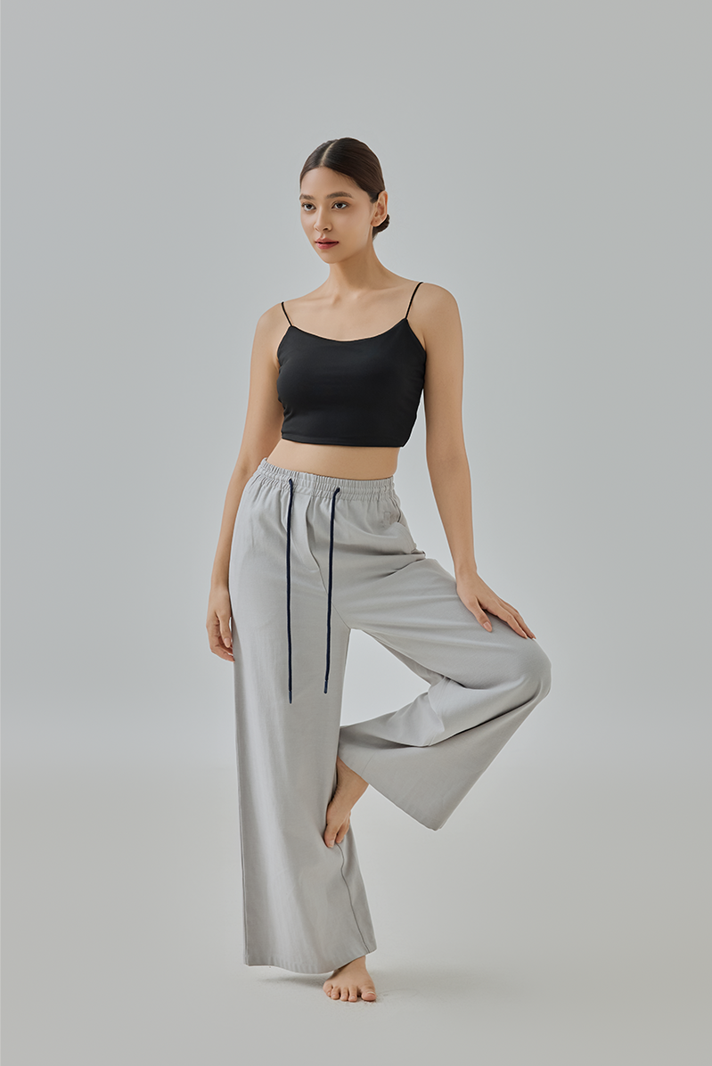 Claire Wide-Leg Lounge Pants