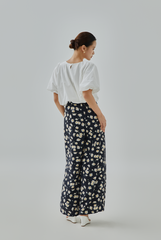 Marlowe Floral Printed Wide Leg Pants