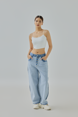 Karia Inside-Out Denim Jeans