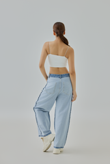 Karia Inside-Out Denim Jeans