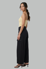 Maeve Wide-Leg Cargo Pants