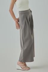 Myra Wrap-Tie Wide-Leg Pants