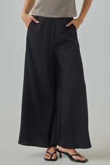 Zel Satin Wide Leg Pants