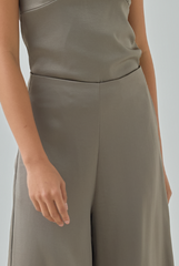Zel Satin Wide Leg Pants