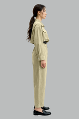 Lynette Elastic Waist Pegged Pants (Regular)