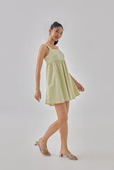 Katie Sleeveless Square Neck Romper