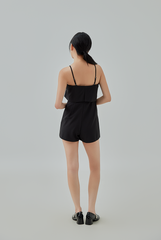 Emi Two-Way Romper - Black