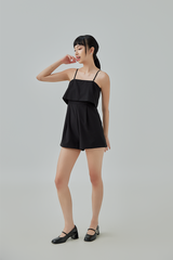 Emi Two-Way Romper - Black