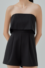 Emi Two-Way Romper - Black