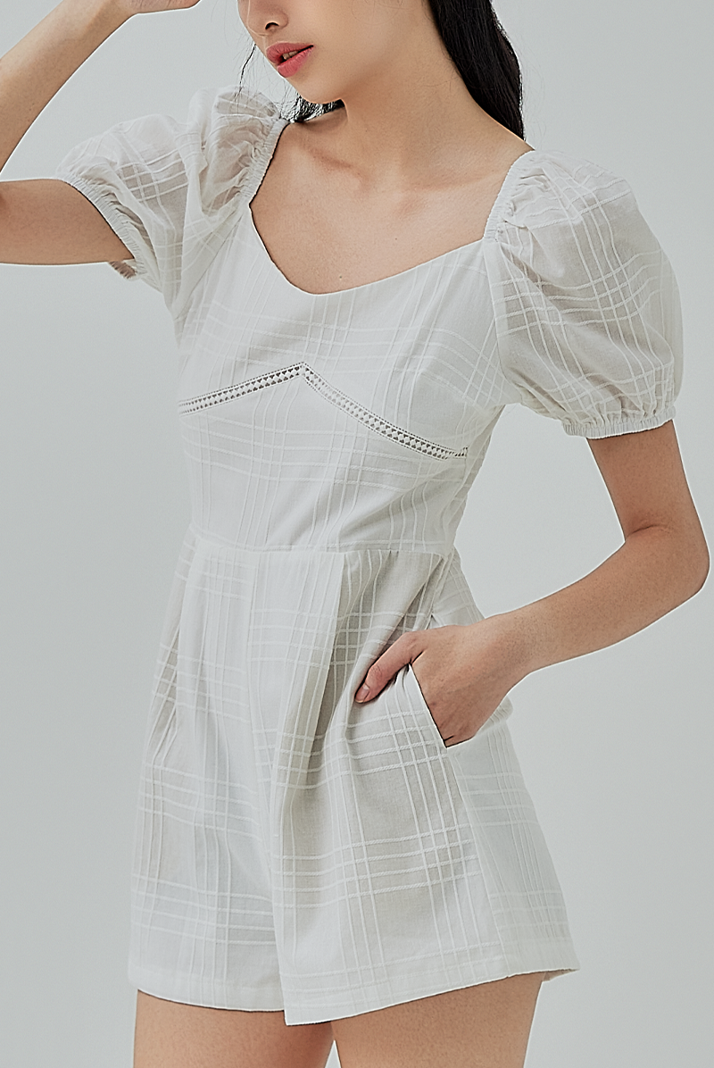 Cassy Textured Romper