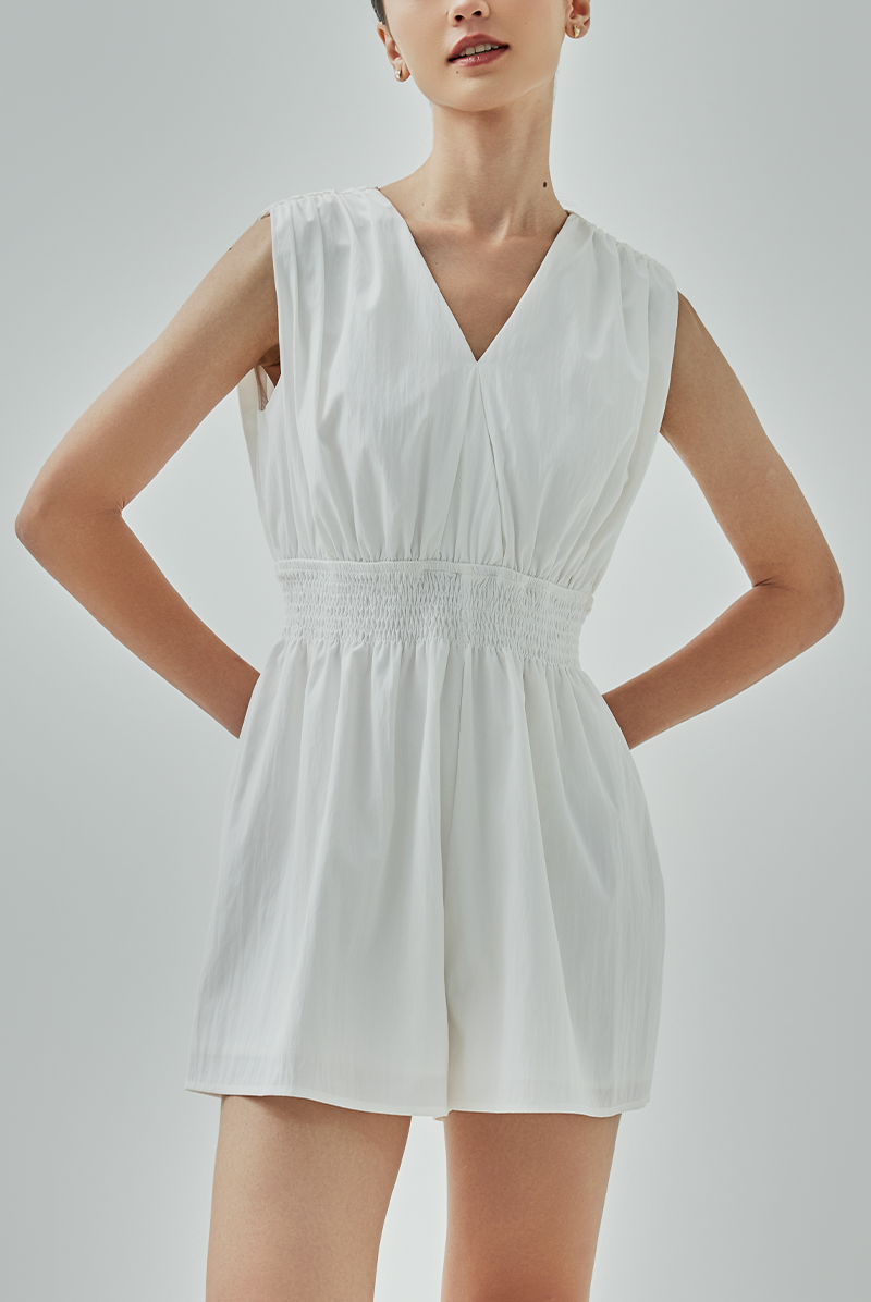 Viera Elasticated Waist Romper