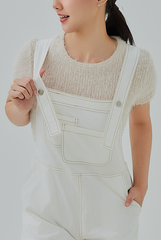 Kori Front Pockets Overall Romper