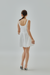 Birdie Floral Textured Romper Dress