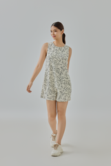 Sienna Scribble Print Romper