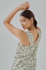 Sienna Scribble Print Romper