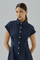 Deon Collared Romper