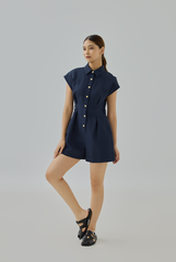 Deon Collared Romper