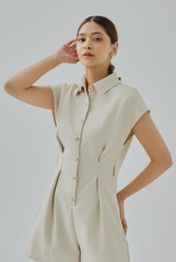 Deon Collared Romper