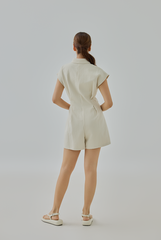 Deon Collared Romper