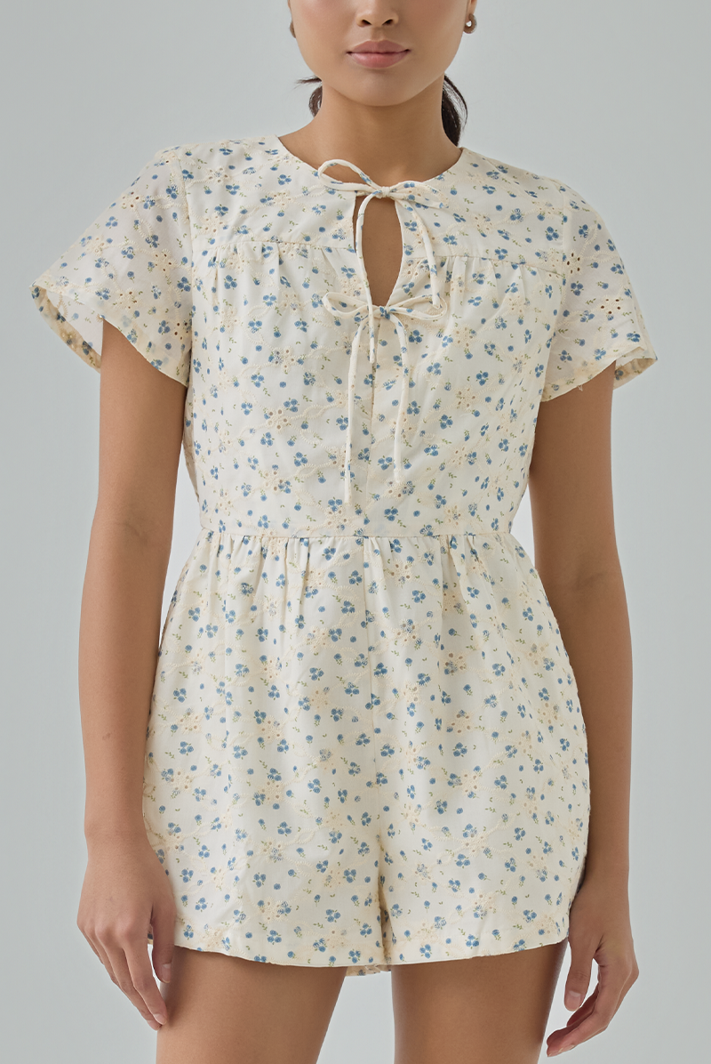 Audrina Floral Romper