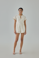 Audrina Floral Romper