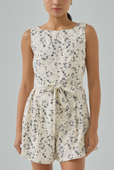 Marielle Floral Printed Panel Romper