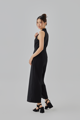 Karly Vest Jumpsuit in Black