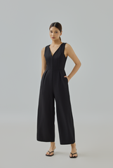 Bernessa Plunge Neck Jumpsuit