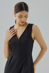 Bernessa Plunge Neck Jumpsuit