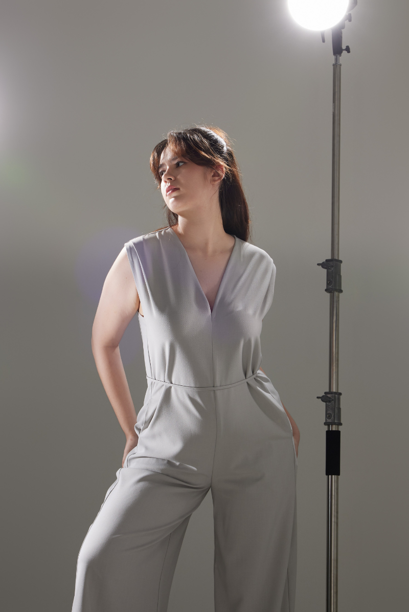 Maylah V-Neck Jumpsuit