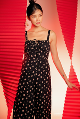 Lynn Padded Floral Printed Jumpsuit