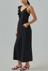 Anny Padded Ruffle Jumpsuit