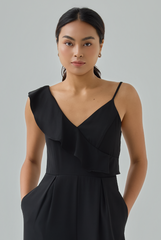 Anny Padded Ruffle Jumpsuit