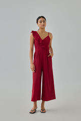 Anny Padded Ruffle Jumpsuit