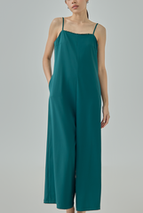 Nadine Lace-Trim Jumpsuit