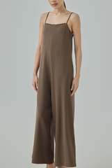 Nadine Lace-Trim Jumpsuit