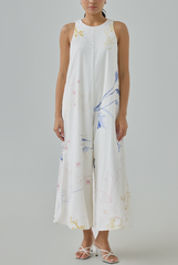 Penny Abstract Floral Jumpsuit